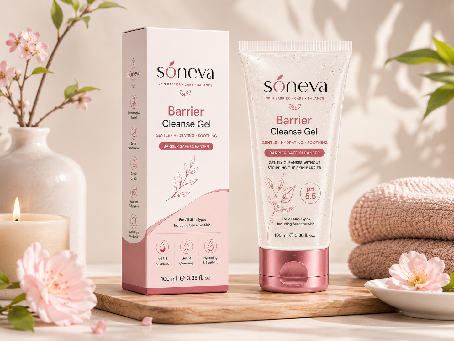 Soneva Barrier Cleanse Gel lifestyle