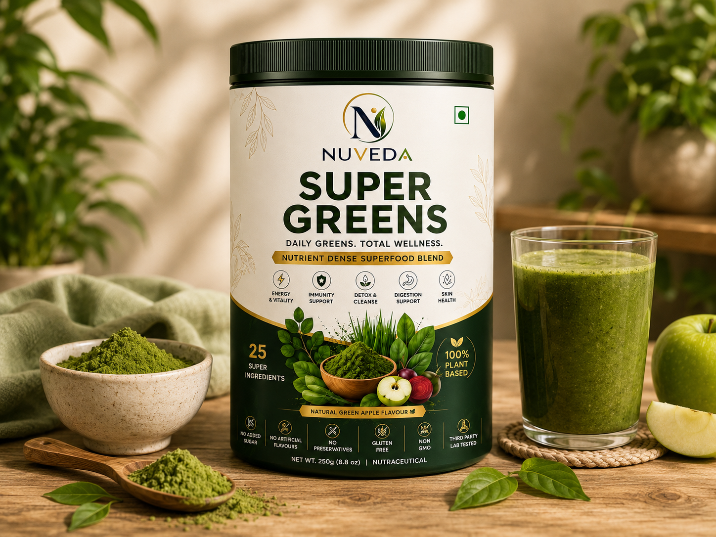 Nuveda Super Greens lifestyle
