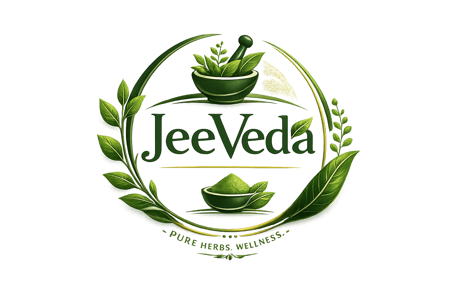 JeeVeda brand logo — Natural Ayurvedic Wellness Products