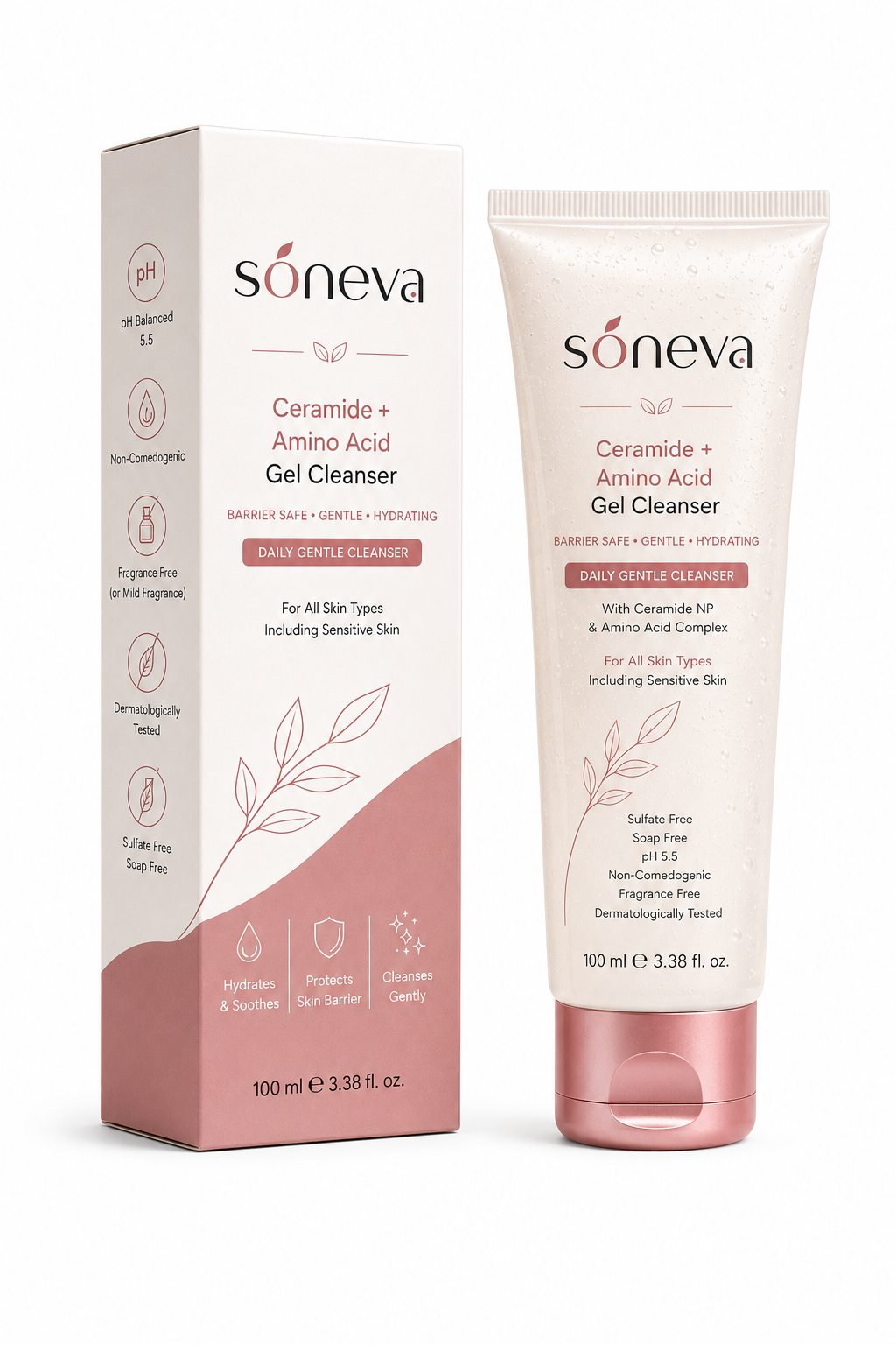Soneva Ceramide + Amino Acid Gel Cleanser