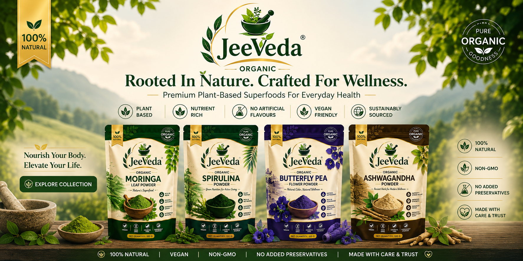 JeeVeda — Natural Ayurvedic Wellness Products