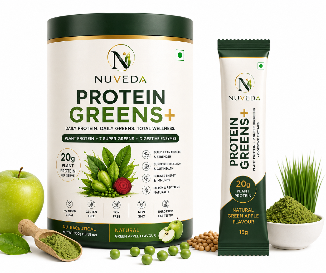 Nuveda Protein Greens Plus