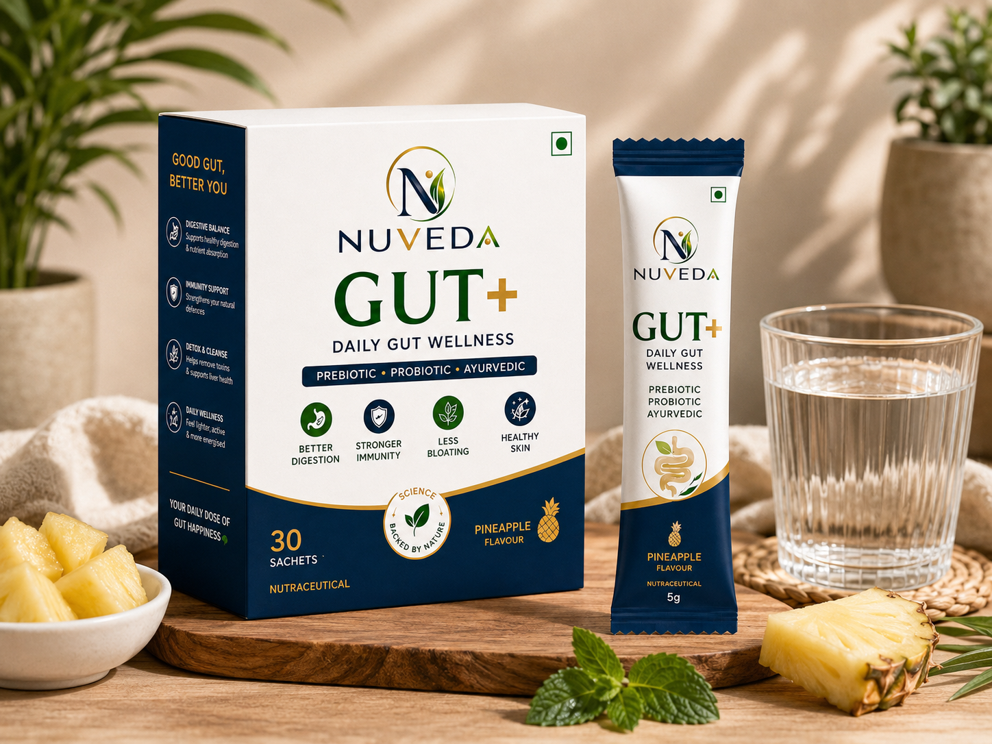 Nuveda Gut+ lifestyle